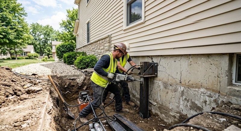 Structural Foundation Repair in Hamilton, OH