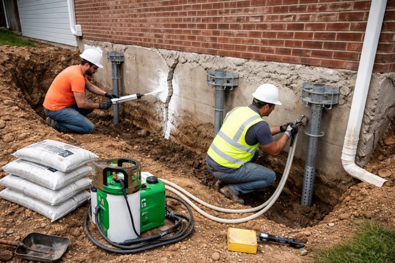 Structural Foundation Repair in Jamestown, OH