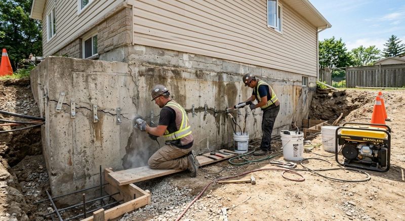 Structural Foundation Repair in New Lebanon, OH