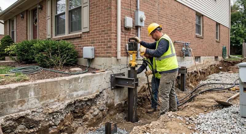 Structural Foundation Repair in New Vienna, OH