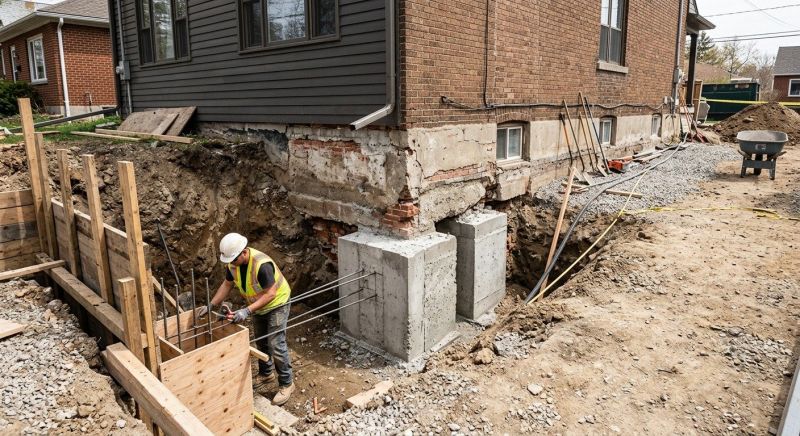 Structural Underpinning in Waynesville, OH