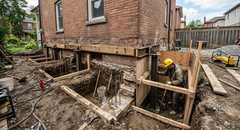 Structural Underpinning in Waynesville, OH