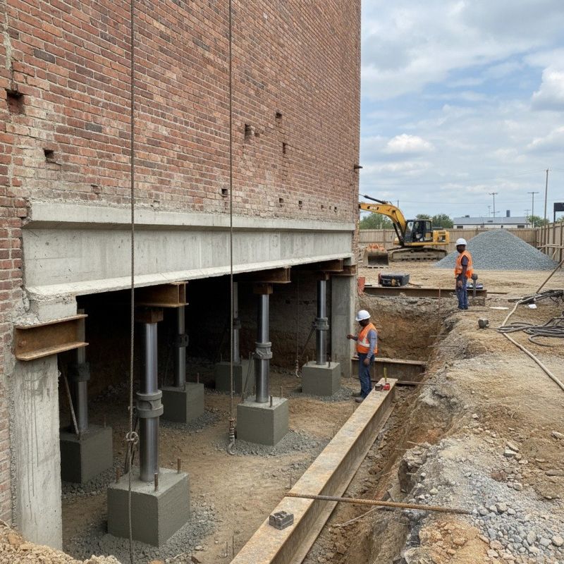 Structural Underpinning in Waynesville, OH