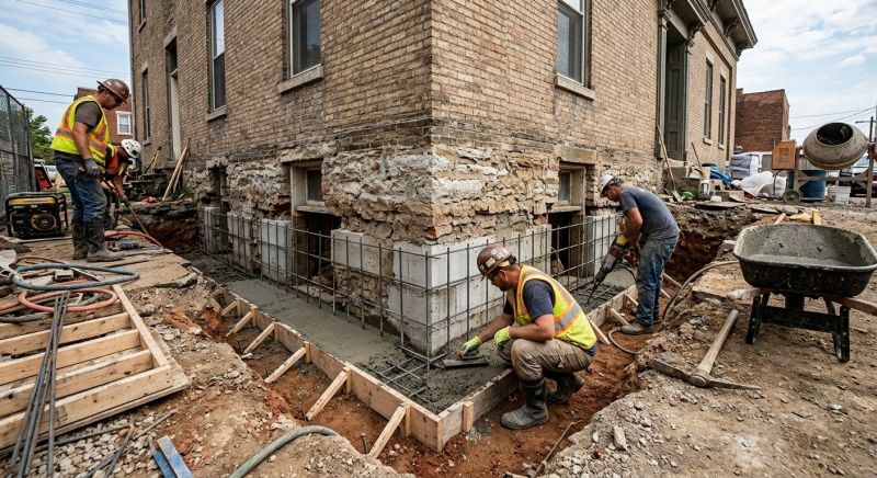 Underpinning Repair in Waynesville, OH